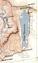 озеро Косоголь (карта 1891 г.)