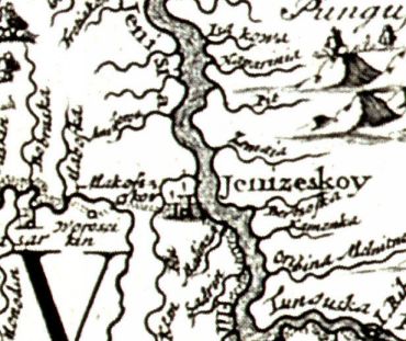 Маковское, карта 1727 г.